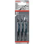 Bosch T 111 C pjūklo diskas medžiui, anglinis plienas (HCS), 3 vnt.