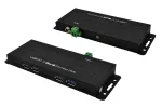 EXSYS EX-1247HMVS 7 prievadų USB 3.2 Gen 2 pramoninis &scaron;akotuvas su DIN bėgio laikikliu