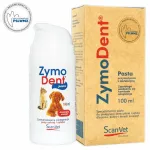 Scanvet Zymodent fermentinis dantų higienos pasta &scaron;unims ir katėms, 100 ml