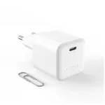 Fiksuotas mini GaN maitinimo adapteris su USB-C i&scaron;ėjimu ir PD palaikymu, 65W