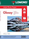 Lomond Photo Inkjet blizgus popierius 200 g/m&sup2; A3, 50 lapų
