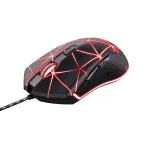 Pelė Trust GXT 133 Locx Gaming, De&scaron;inei rankai, USB Type-A, Optinė, 4000 DPI
