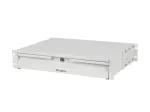 LANBERG 19 colių stalčius 2U 360mm pilkas (2U/483x360mm, apkrova iki 90kg, 4 ta&scaron;kų montavimas)
