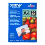 Brother blizgus A4 popierius, 260 g/m&sup2;, A4, mėlyna, raudona, 20 lapų, 265 &micro;m, 100 metų