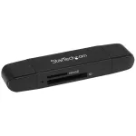 StarTech.com USB 3.0 atminties kortelių skaitytuvas/ra&scaron;ytuvas SD ir microSD kortelėms &ndash; USB-C ir USB-A