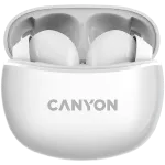 Canyon TWS-5 belaidžiai ausinukai su mikrofonu, BT V5.3, 20Hz-20kHz, 40mAh*2+500mAh, Type-C