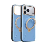 TORRAS Ostand Q3 VegSkin dėklas, skirtas iPhone 18 Pro Max / 17 Pro Max, suderinamas su MagSafe, mėlynas