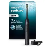 Sonic dantų &scaron;epetėlis Philips 5500 HX7111/01 &mdash; 62 000 jud./min, 2 režimai, slėgio daviklis, įkraunamas, juodas