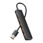 USB 3.2 Gen 2 5-in-1 Multiport Hub Vention CHOBB &mdash; 5 prievadų (4&times; USB 3.2 Gen 2 Type-A, 1&times; USB 3.2 Gen 1 Type-A), 0,15 m, ABS, juoda