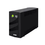 EVER DUO 350 AVR T/DAVRTO-000K35/00 line-interactive bok&scaron;to tipo UPS, 350 VA / 245 W, 1x IEC C13 + 2x Schuko, 12 V 5 Ah baterija, juodas