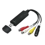 LogiLink USB 2.0 A/V Grabber, USB-A/M į 3x RCA + Mini-DIN5/F, juodas