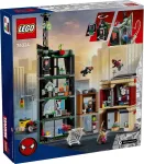 Konstruktorius LEGO Marvel rinkinys 76324 Žmogus voras prie&scaron; Oscorp, 808 dalių, 8 minifigūrėlės, nuo 10 m.