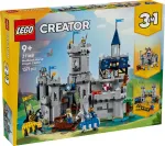 LEGO Creator 3-in-1 Viduramžių riterio pilies statybos rinkinys 31168 &mdash; 1371 detalė, 6 minifigūrėlės, nuo 9 metų