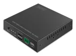 DIGITUS DS-55348 HDMI &scaron;viesolaidinis KVM IP ilgintuvų rinkinys, 4K/60 Hz, 40 km/300 m, IP 1G, juodas
