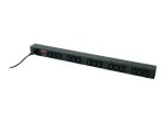 APC RACK PDU BASIC ZERO U 10A 230V maitinimo paskirstymo blokas (PDU) su 15 C13 lizdų, 0U, juodas