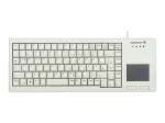 CHERRY XS jutiklinės dalies klaviatūra universali USB QWERTZ voki&scaron;ka pilka