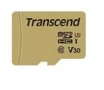 TRANSCEND MicroSDHC 500s 8GB UHS-I U1 MLC su adapteriu