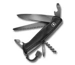 Victorinox Ranger Grip 55 0.9563.C31P sulankstomas peilis daugiafunkcis įrankis, 12 funkcijų, 130 mm, Onyx Black