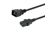 Equip 112141 maitinimo laidas juodas 3 m IEC C20 IEC C13