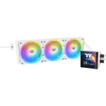 Skysčio au&scaron;intuvas AIO THERMALTAKE MAGFloe 360 Ultra White, 360 mm radiatorius, baltas