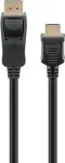 Goobay DisplayPort į HDMI adapteris 4K 60Hz 2 m juodas