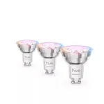 Philips Hue White and colour ambience Essential GU10 &ndash; protingas prožektorius &ndash; 345 lm &ndash; 4,7 W &ndash; 3 vnt. pakuotė