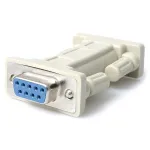 StarTech.com DB9 RS232 nuoseklusis nulinio modemo adapteris - F/F, DB-9, DB-9, Baltas