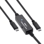 InLine USB 3.2 Gen.1 aktyvus kabelis, USB-C ki&scaron;tukas į USB-C ki&scaron;tuką, 10 m