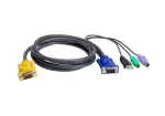ATEN PS/2 USB KVM laidas 3m (2L-5305UP)