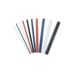 Fellowes plastikiniai įri&scaron;imo spyruoklės 10 mm x 30 cm, A4 (210 x 297 mm), 55 lapams, juodi, 100 vnt. &ndash; tinka Galaxy 500, Orion 500, Pulsar+ 300, Quasar+ 500, Star+ 150