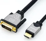 HDMI&ndash;DVI adapteris ROLINE 11.04.5873 5 m juodas sidabrinis
