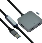 USB Hub VALUE 12.99.1125 USB 3.2 Gen 1 Type-A juodas 10 m