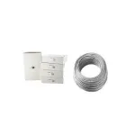 LogiLink Patch laidas, Cat. 5e, F-UTP, 100 m, Pilka 4 x 2 AWG 26-7, Folija ekranuotas, PVC apvalkalas, Ritė (CPV0013)