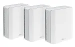 ASUS ZenWiFi BT8 triju juostų (2,4 GHz / 5 GHz / 6 GHz) Wi-Fi 7 (802.11be) belaidis mar&scaron;rutizatorius, baltas, 3 vidinės antenos