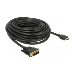 Vaizdo kabelio adapteris DeLOCK 85587 10 m HDMI A tipo DVI-D juodas