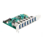 DeLOCK PCI Express x1 kortelė 7 x i&scaron;oriniai USB 5 Gbps Type-A lizdai