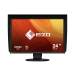EIZO ColorEdge CG2400SV 24,1 colio (61,2 cm) WUXGA IPS LCD monitorius 1920&times;1200, USB 3.2 &scaron;akotuvas, VESA, auk&scaron;čio reguliavimas, juodas