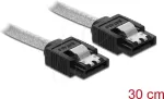 DeLOCK 85341 SATA kabelis 6 Gb/s, 0,3 m, skaidrus