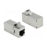 DeLOCK Keystone modulis RJ45 lizdas &ndash; RJ45 lizdas Cat.6A 90&deg; kampu