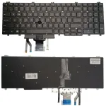Dell KB316052 &ndash; klaviatūra ne&scaron;iojamam kompiuteriui Latitude 5500, JAV i&scaron;dėstymas, su foniniu ap&scaron;vietimu ir trackpoint