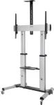 SpeaKa Professional SP-6646944 Laikiklis i&scaron;kabų stendams 2,54 m (100 inch) juodas-sidabrinis