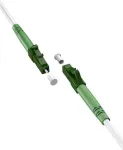Goobay 59588 Skaidulinis optinis kabelis 10 m LC/APC FTTH OS2 Baltas (59588)