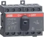 ABB OT40F3C apkrovos atjungiklis 3-polių 40A (1SCA104913R1001)