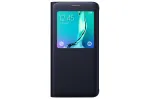 Samsung EF-CG928 S-View Flip Cover Galaxy S6 edge+ dėklas, juoda, mėlyna