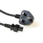 Maitinimo laidas UK ki&scaron;tukas ACT Powercord C5 juodas 1,8 m