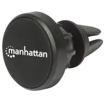 Manhattan magnetinis laikiklis telefonui automobilio ventiliacijos grotelėms, reguliuojamas spaustukas, greitas tvirtinimas ir atleidimas, neslystanti pagalvėlė, juoda, viso naudojimo laiko garantija