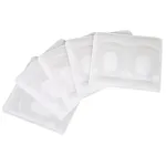 Hama lipnios ki&scaron;enėlės SD kortelėms, 5 vnt., MMC/SD, 2 kortelės, polipropilenas, skaidrios, baltos, 75 mm x 70 mm