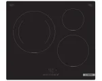Bosch Serie 4 PUJ611BB5E indukcinė kaitlentė, juoda, įmontuojama, 60 cm, 3 zonos