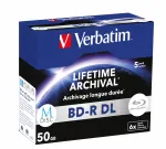 Verbatim BD-R DL MDISC 50 GB 6x 5 vnt. archyviniai diskai