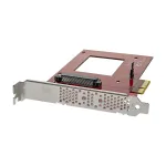 StarTech.com PEX4SFF8639 U.2 į PCIe adapteris 2,5 colio U.2 NVMe SSD, SFF-8639, x4 PCIe 3.0